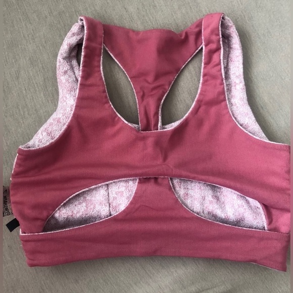 Gymshark Fleur Texture Sports bra brick marl - Picture 5 of 5
